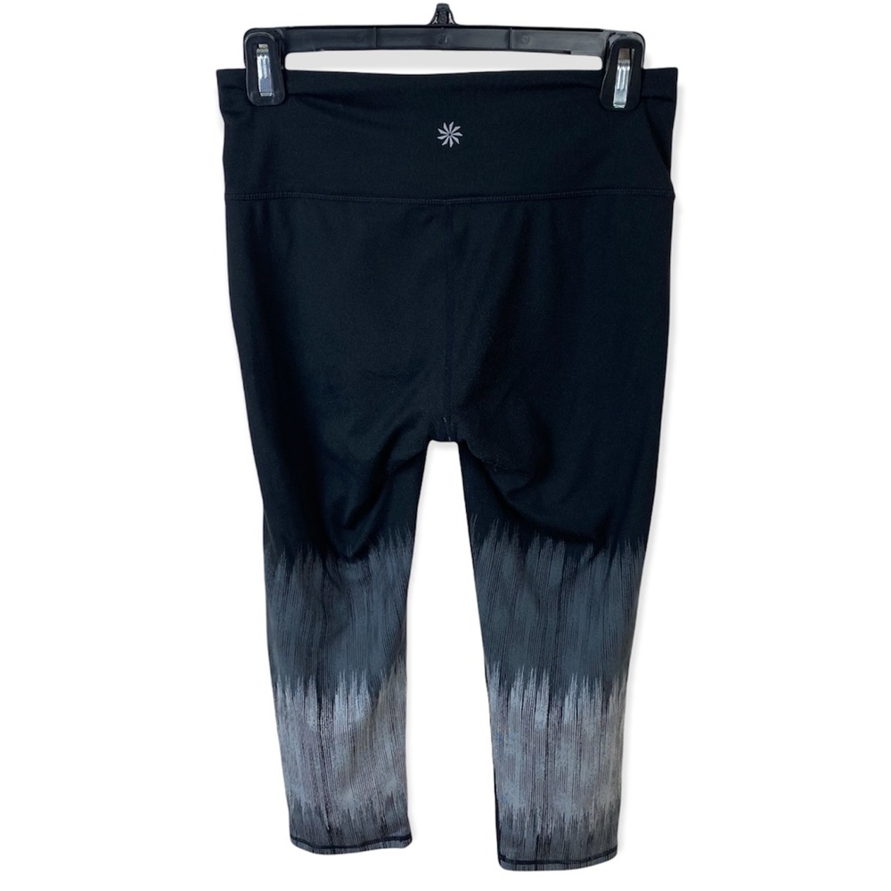 Athleta Charutanga Cropped Black Ombré Leggings